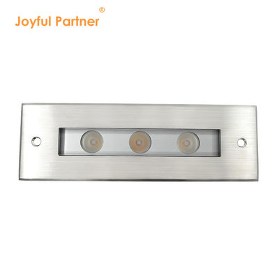 LED in-Ground Light DC24V 3W 6W 3000K #316 SS IP67 Lineaire lengte 195MM + getemperd glas