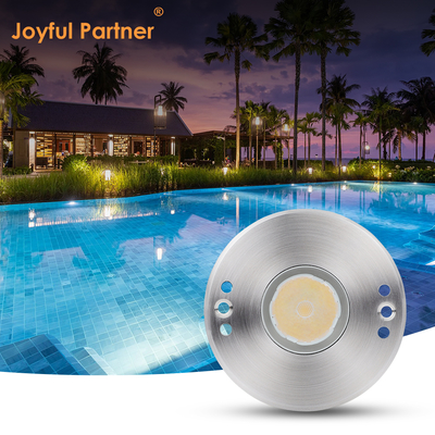 LED Mini Waterdichte Inbouwmarker 1W 12V DC 8° Smalle Lichtbundel IP68 Buitenlandschapsverlichting
