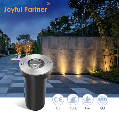 COB LED Inground Verlichting 6W IP67 Stofvrij Aluminium Behuizing Verzonken DIA85MM Voor Buiten Tuin