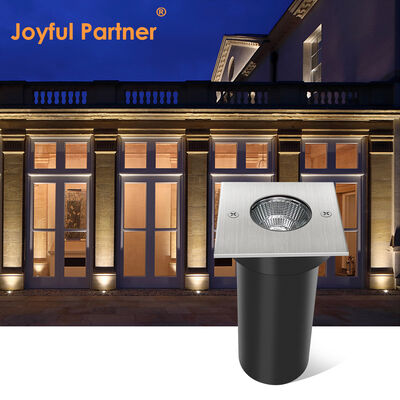 Joyful Partner Deck Step Garden Lights Lage Spanning 12 24V 6W CREE COB Warm White Square