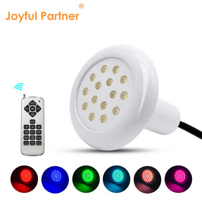 AC12V Swimming Pool Light RGB Underwater 6W SMD5050 PC Housing Decor with 18 Keys Remote