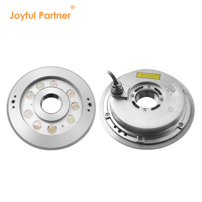 kwaliteit  Stainless Steel Submersible LED Fountain Light 9x2W RGB LED color IP68 DC24V CE Certificated fabriek