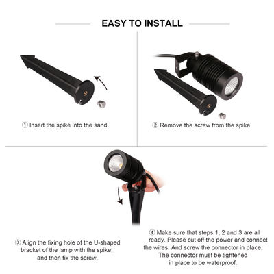 IP66 LED Tuin Spot Light Waterdicht Tuin Spike Light Outdoor LED Ball Lamp