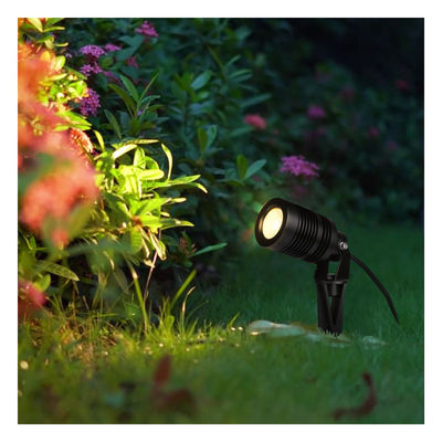 COB Landschapsverlichting Verstelbaar 10W 24V of 100~240VAC RGBW Aluminium lichaam 4in1 Voor Yard Pathway