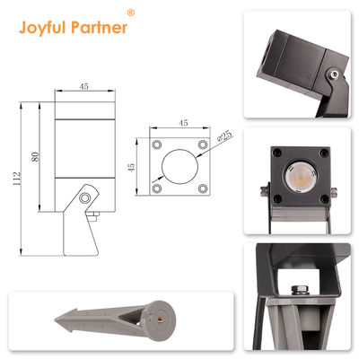 Waterdicht IP65 LED Landschapsspotlichten Terrassenpad Buiten Spike Tuinverlichting