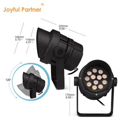 Hoge helderheid Ronde buiten RGB LED-spotlights IP65 LED Landschapsboom