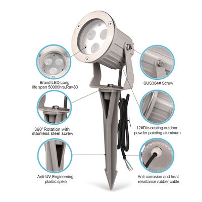 RGB kleurrijk landschap Buitenboom Spot Lights Waterdicht 9W Tuin LED Floodlight