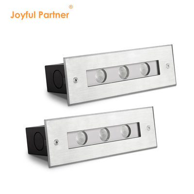 Begraven ondergrondse waterdicht licht DC24V 3X1W LED enkelkleurig CREE/OSRAM LED