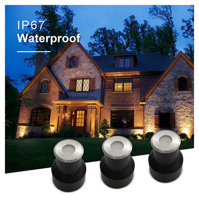 Vergrendeld Mini Deck Light 12V 24V 1W 2W LED Single Color DIA 38MM Voor Tuinplein