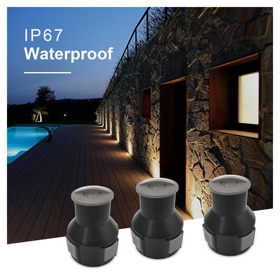 IP67 laagspanningsvloer in de grond licht glazuurglas buitenverlichting
