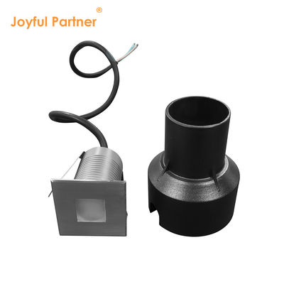 IP67 LED-verlichting in de grond 1W 2W 3W ingedrukt licht Vierkante SS-dekmantel