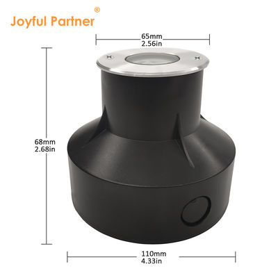 In de grond verzonnen verlichting 1W 2W 3000k Warm wit IP67 Goede warmteafvoer Aluminium lichaam