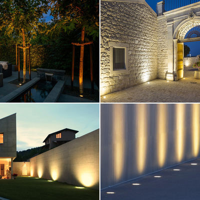 Aluminium LED buiten In Ground Spotlights Ondergrondse ingespannen oprit lichten
