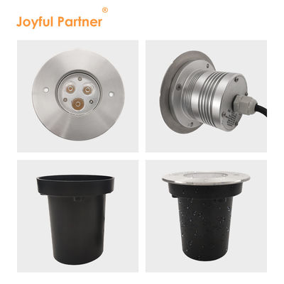 Ondergrondse LED-parkeerlampen 3W 6W 9W COB LED-tuinverlichting buiten met roestvrijstalen afwerking