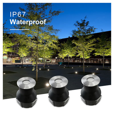 LED Inground Uplight 1W 2W DIA55MM Aluminium behuizing CRI85 6000K Daglicht