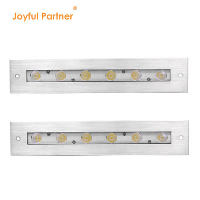 Onderwater lineair licht 316 roestvrij staal DMX 512 RGB 12W DC24V Asymmetrische lens RGB3IN1