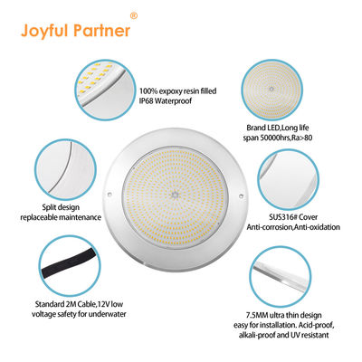 IP68 LED PAR56 zwembadlicht RGB kleurveranderend 12VAC 42W LED zwembadlampen