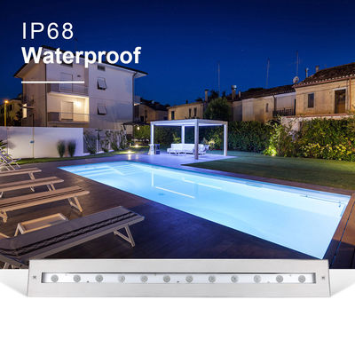 SS316L Onderwater lineair licht 3000K 4000K 6000K IP68 LED wandwaslamp