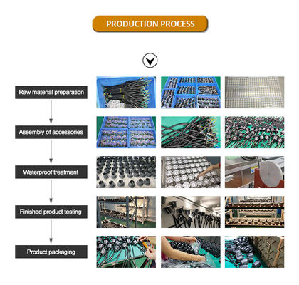 Buitenwijde ingebouwde wandlamp IP65 waterdicht gegoten aluminium behuizing LED 3000K voor trappen