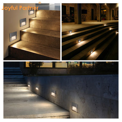 1.5W 3W Waterdicht LED-stappenlampen IP65 Wide LED-stappenlampen buiten