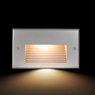 Vierkante IP65 LED ingebouwde wandlamp 12V 24V Warm wit LED trappenwandlamp