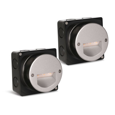 Aluminium Buiten LED Staplicht IP65 Ronde Hoofdplaat Vierkante Sleeve Wand Trap