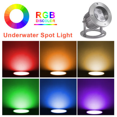 IP68 RGB LED fonteinlichten Onderwater LED fonteinlicht van roestvrij staal