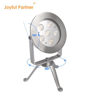 RGBW LED Onderwater Spot Light Roestvrij staal 316 DMX512 Controle 12V 24 Spanning Meerdere kleurverandering