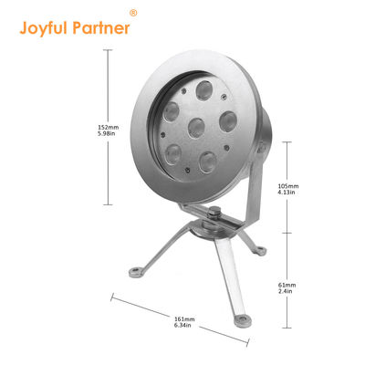 Warm wit LED onderwater spotlicht IP68 SS 316 waterdicht fontein lichten