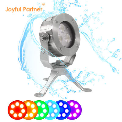 Hoogwaardig DC24V Control 304 roestvrij staal DMX512 RGBW IP68 12w LED Underwater Light