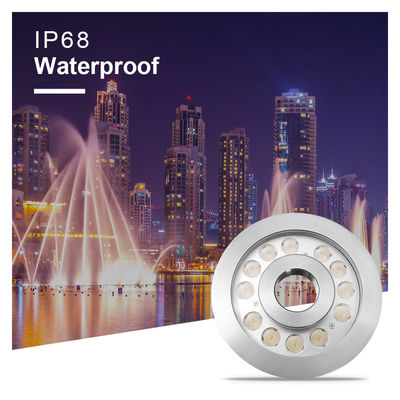 IP68 LED fontein licht 36W roestvrij staal 3 In 1 RGB onderwater licht