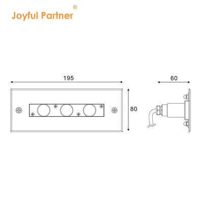 Onderwater lichte roestvrij staal 316L 2 jaar garantie