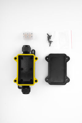 Zwarte IP68 Quick Connector 24A 450VAC waterdichte aansluiting 2 pin