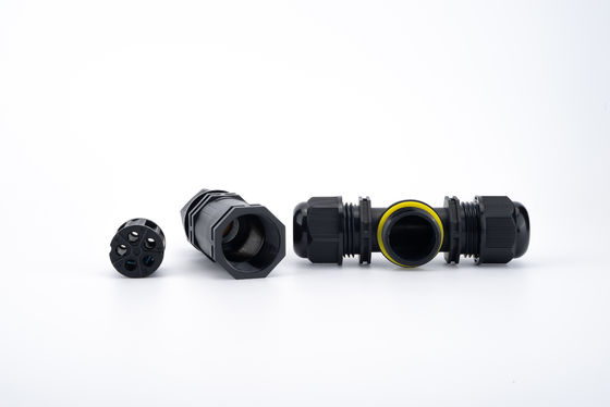 3 kanaal 3 palen IP68 waterdicht kabel aansluiting Outdoor 3 pin kabel aansluiting