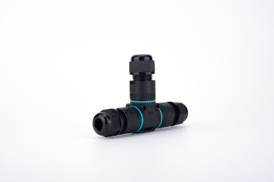 Snelle installatie IP68 Waterdichte kunststof 2/3 Pins Vrouwelijke Ronde Connector Elektrische Converter