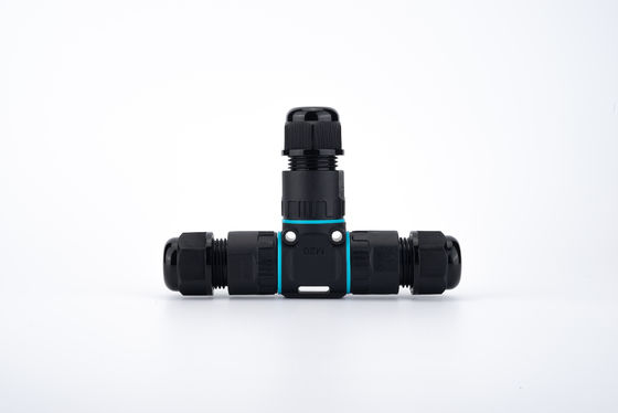 Snelle installatie IP68 Waterdichte kunststof 2/3 Pins Vrouwelijke Ronde Connector Elektrische Converter