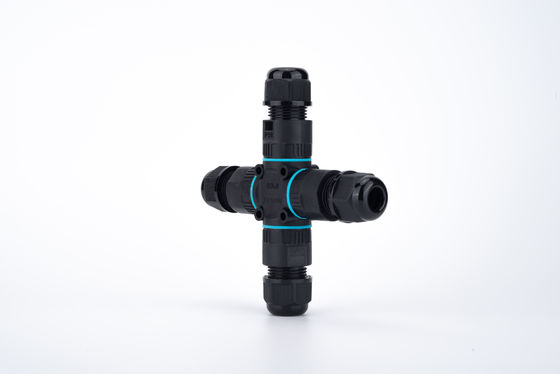 Waterdicht buiten IP68 Quick Connector 4 Ways Electrical Cable Connector