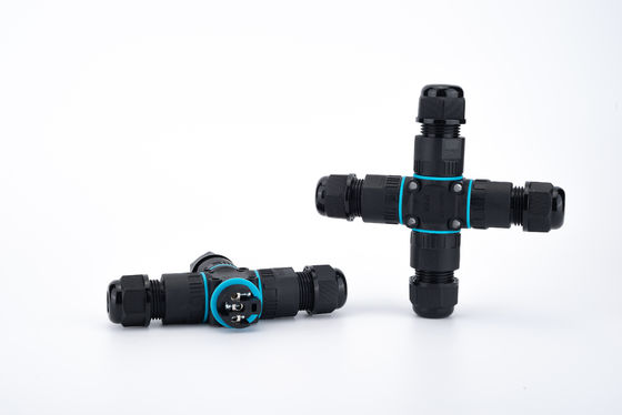 Waterdicht buiten IP68 Quick Connector 4 Ways Electrical Cable Connector
