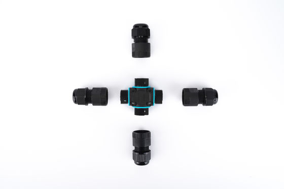 Waterdicht buiten IP68 Quick Connector 4 Ways Electrical Cable Connector Makkelijk te installeren