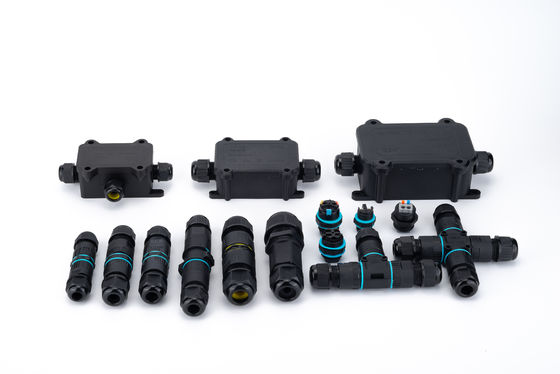 Waterdicht buiten IP68 Quick Connector 4 Ways Electrical Cable Connector Makkelijk te installeren