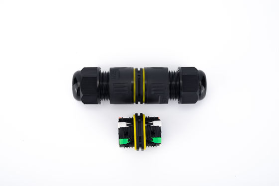 Draadkabelconnector 32A 250VAC IP68 waterdicht 2wegconnector 6-12mm DIA