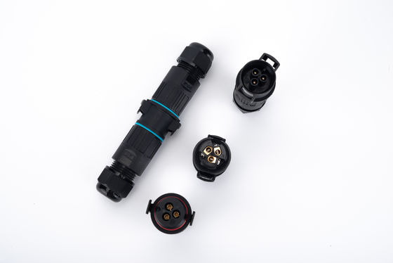 IP68 Quick Connector 2 Way Outdoor Extension Cord M19 3 pin elektrisch