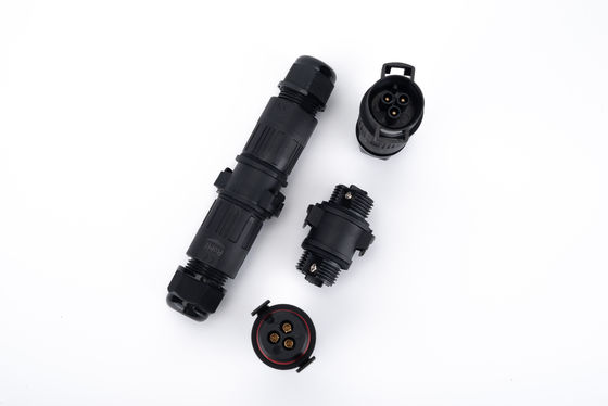 IP68 Quick Connector 2 Way Outdoor Extension Cord M19 3 pin elektrisch