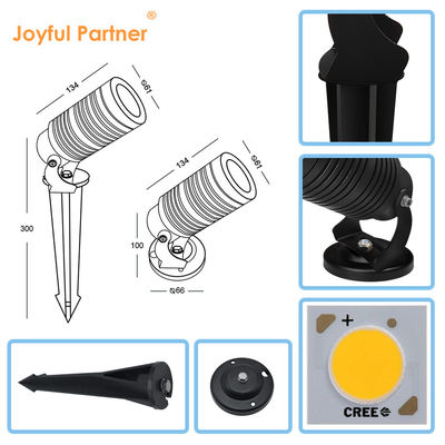 14W LED IP65 Landschapspad Graslamp Verstelbare Buiten Spot Tuin Spike Light