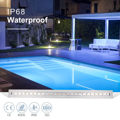 Onderwater poollamp IP68 48W RGB roestvrij staal 316
