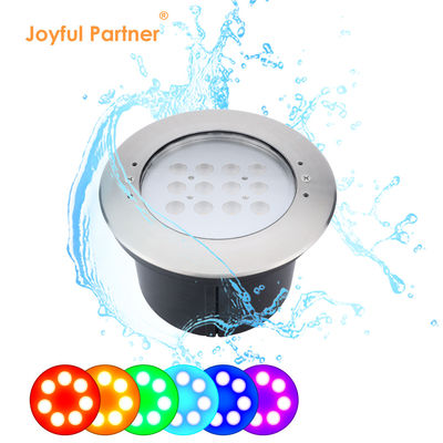 Fabrieksdirect IP68 Waterdicht Roestvrij staal 316L Onderwater zwembadverlichting 12W LED Inground Uplight