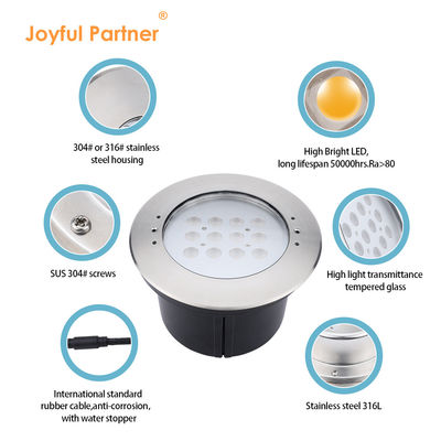 Onderwater zwembadverlichting Fabriek Direct IP68 316 roestvrij staal ingebouwd 20W/40W