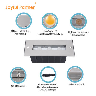 IP68 zwembad licht 3W 6W RGB enkelkleurig onderwater lineair wandwasser Licht met plastic bevestigingsmouw