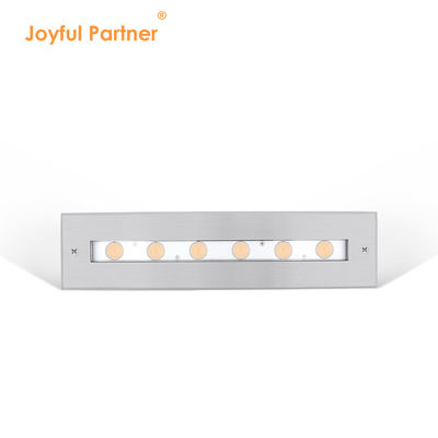 Nieuwe rechthoekige heldere asymmetrische straal IP68 SS316L onderwater licht LED onderwater licht lineaire inground licht muur werd