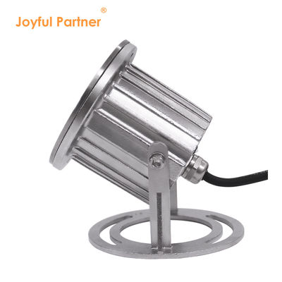IP68 waterdicht roestvrij staal 316 3x2W LED onderwaterverlichting voor vijver met montagebasis